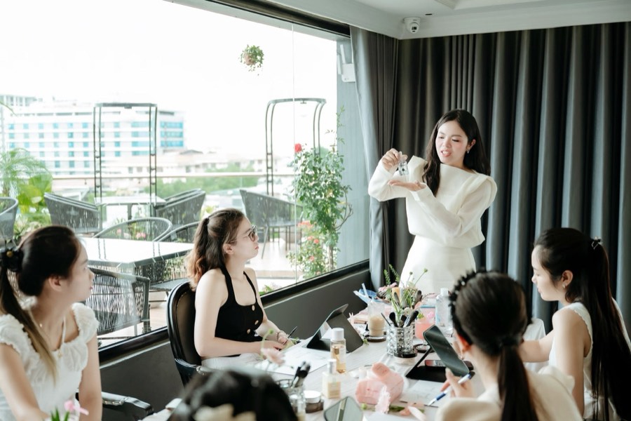 Buổi hướng dẫn sản phẩm chăm sóc da